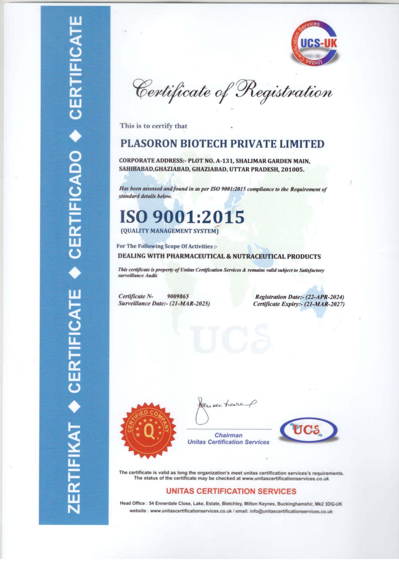 PlasoRon biotech